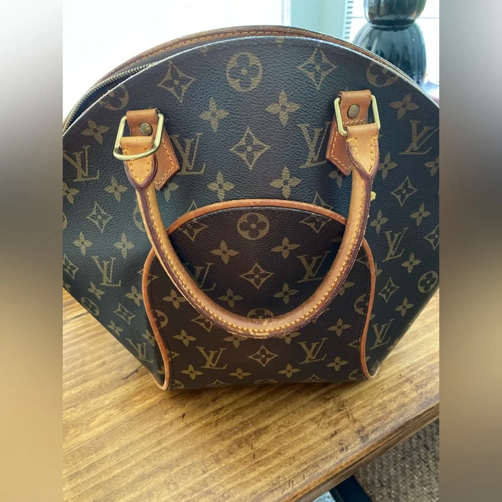 Authentic Louis Vuitton Ellipse MM handbag brown Monogram - Picture 2 of 15